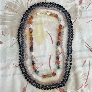 Multicolor Beaded Necklace Set